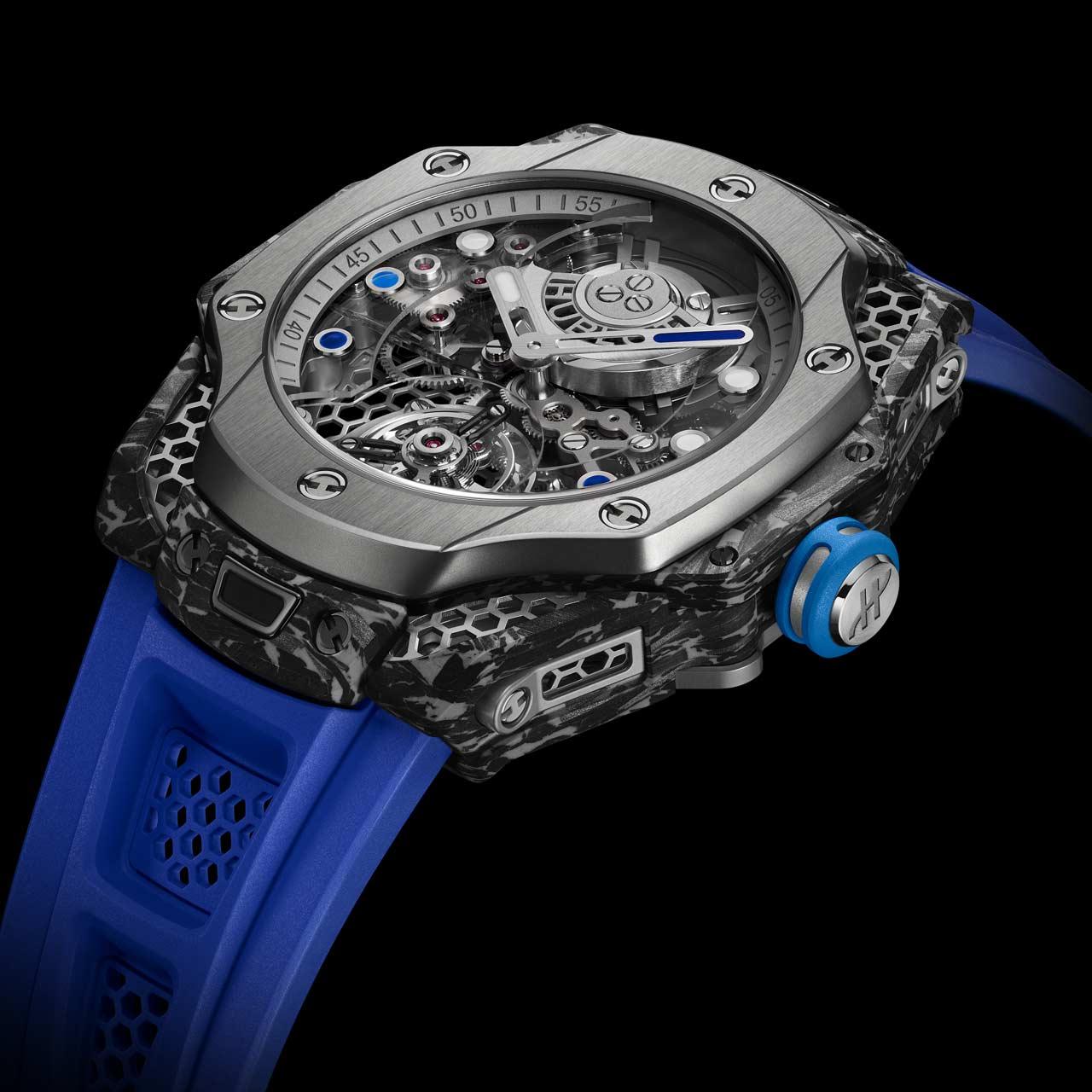 Hublot Big Bang Tourbillon Carbon SR-A by Samuel Ross ref. 428.NQ.0100.RX.SRA24 side