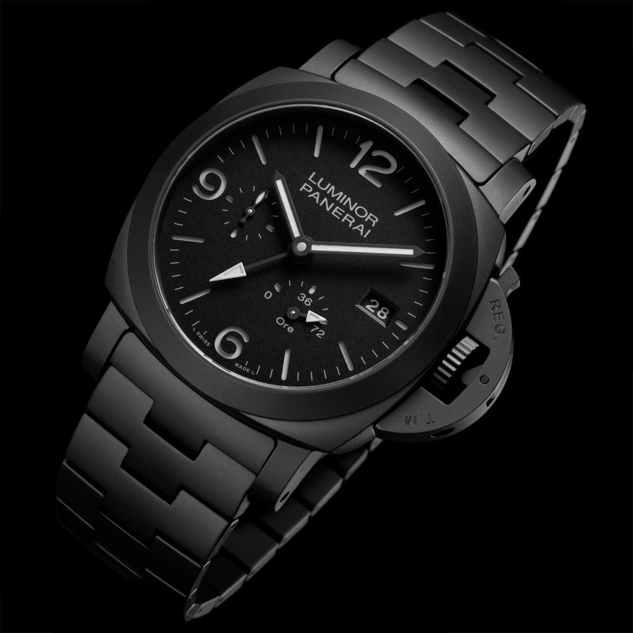 Panerai Luminor GMT Power Reserve Ceramica ref. PAM01674 top