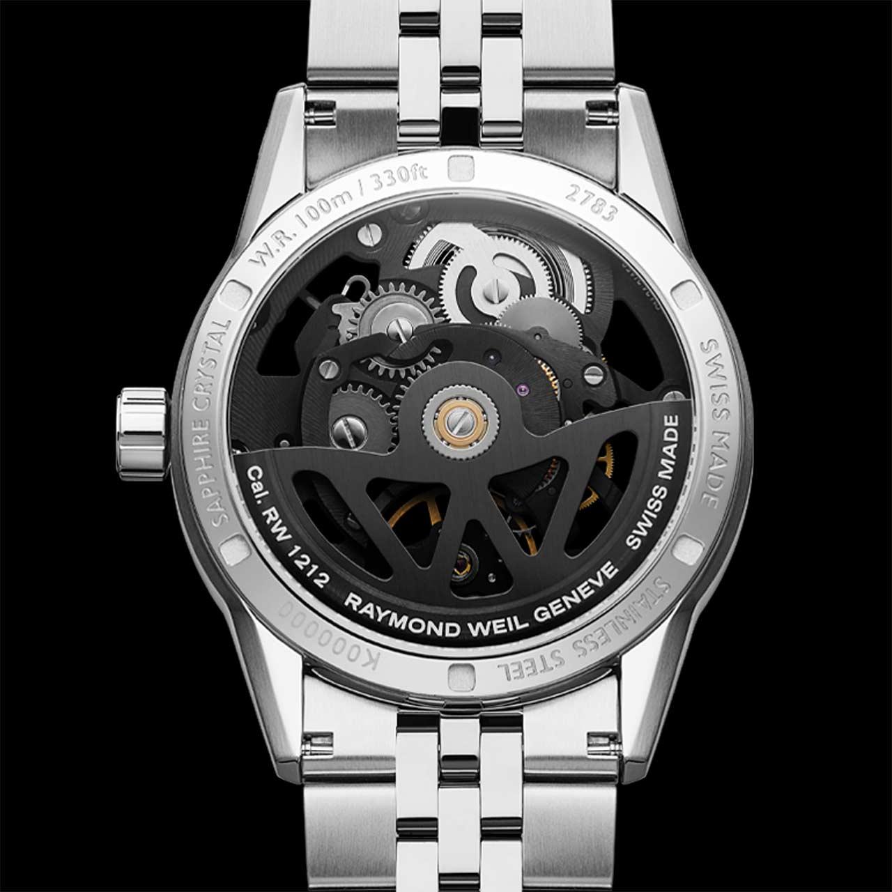 Raymond Weil Freelancer Skeleton 38 mm ref. 2783-ST-50000 back