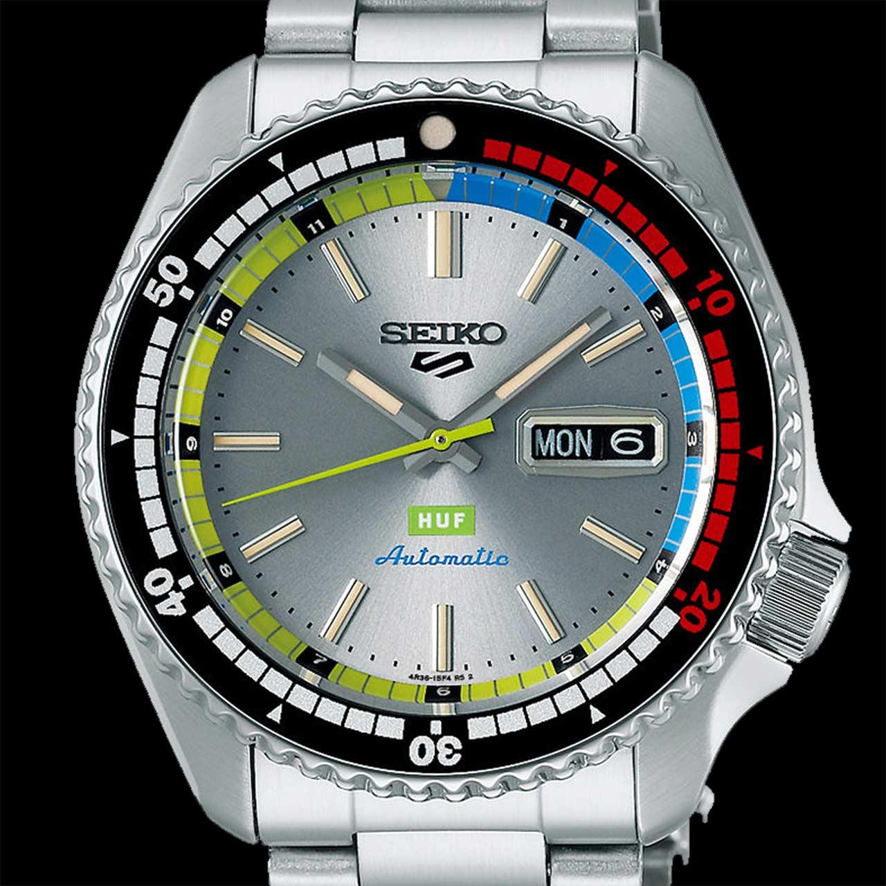 Seiko 5 Sports HUF Limited Edition ref. SRPL33 / SBSA279 worldwide version