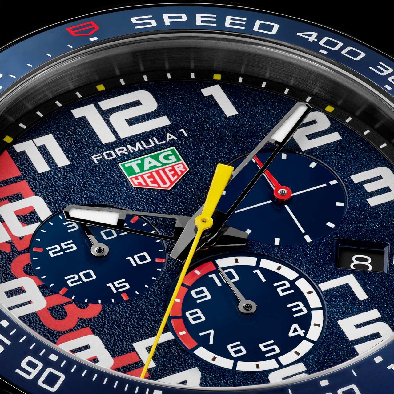 TAG Heuer Formula 1 Chronograph x Oracle Red Bull Racing ref. CAZ101AZ.FT8090 dial