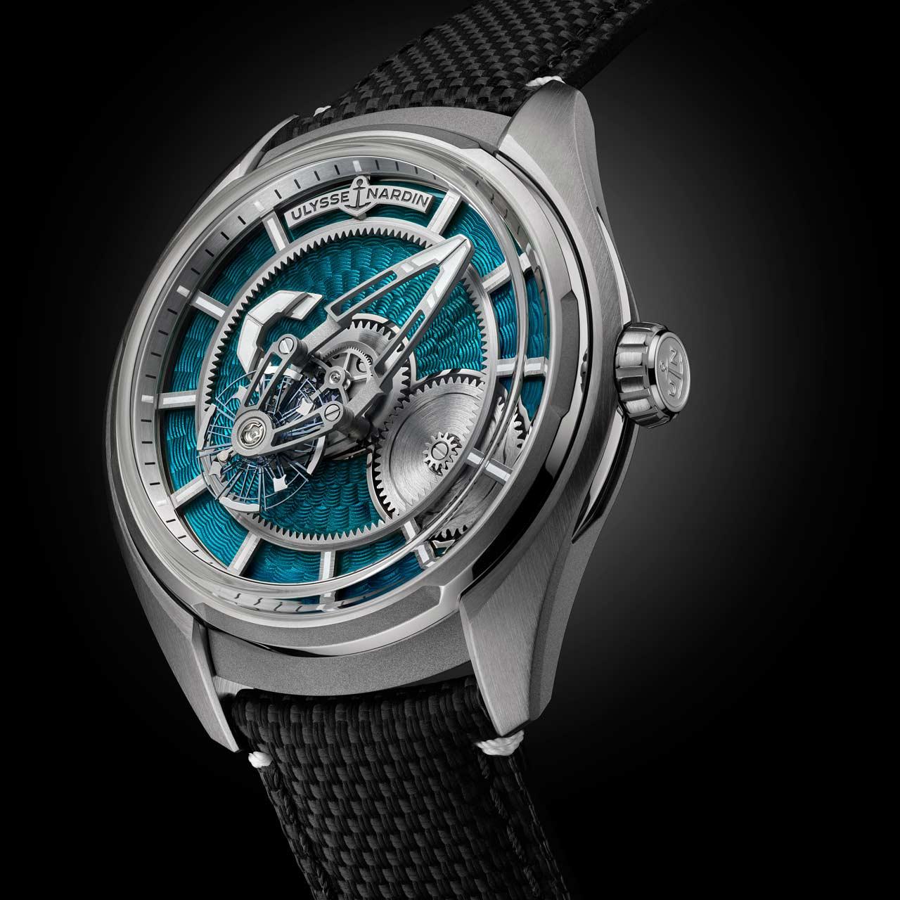 Ulysse Nardin Freak X Enamel Seddiqi ref. 2303-270LE-3AE-SED/3A side