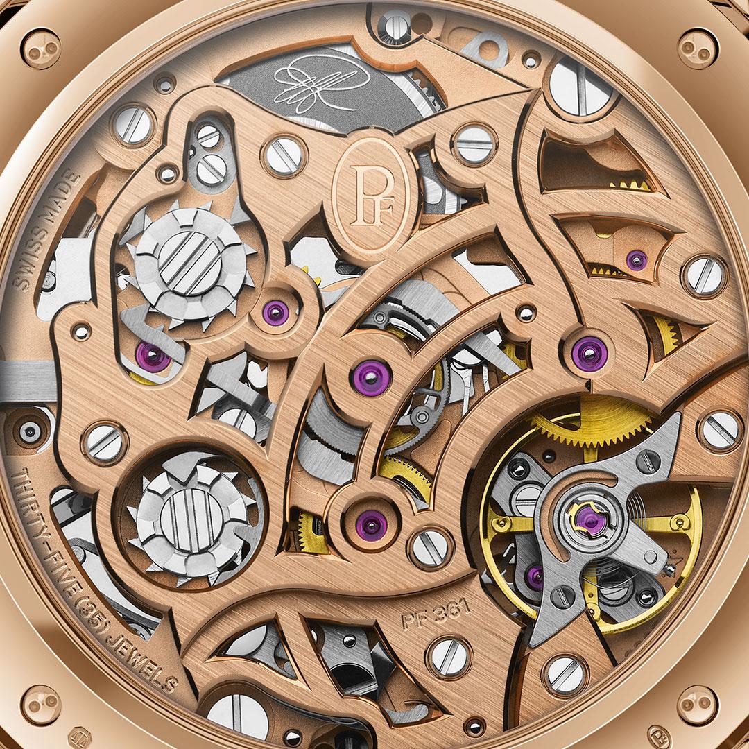 Parmigiani Fleurier Toric Chronograph Rattrapante Rose Gold ref. PFH951-2010001-300181 movement