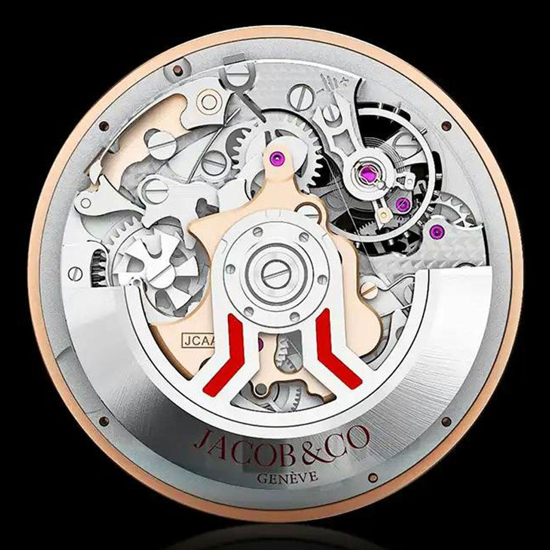 Jacob & Co. Epic X Chrono 44 Edition Manchester City ref. EC430.43 movement back