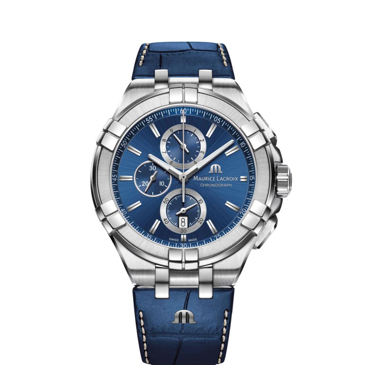 Maurice Lacroix Aikon Chronograph 44 mm in blue