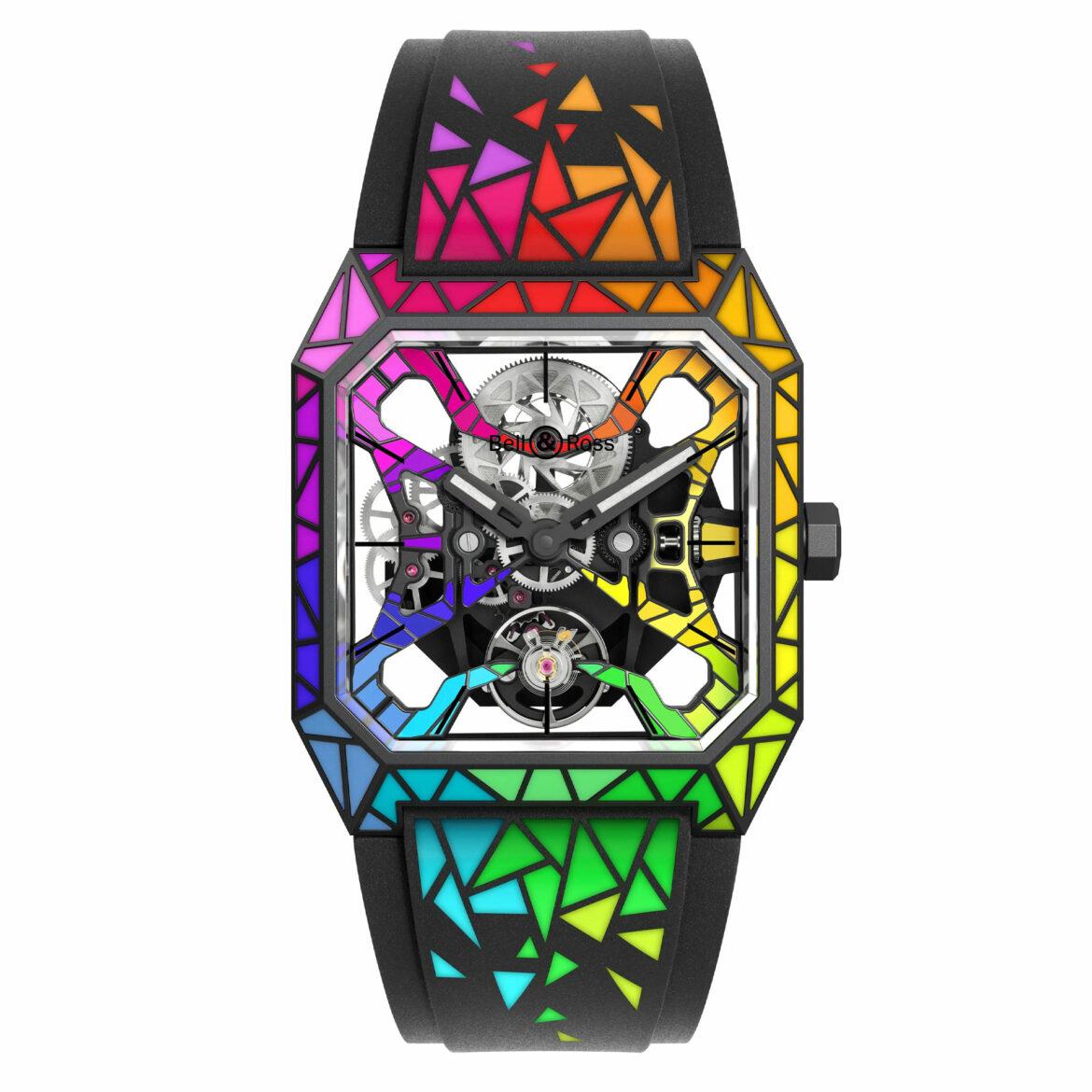 Bell & Ross BR 03 Cyber Rainbow Only Watch 2023 ref. BR03-CYOW-TC/SRB