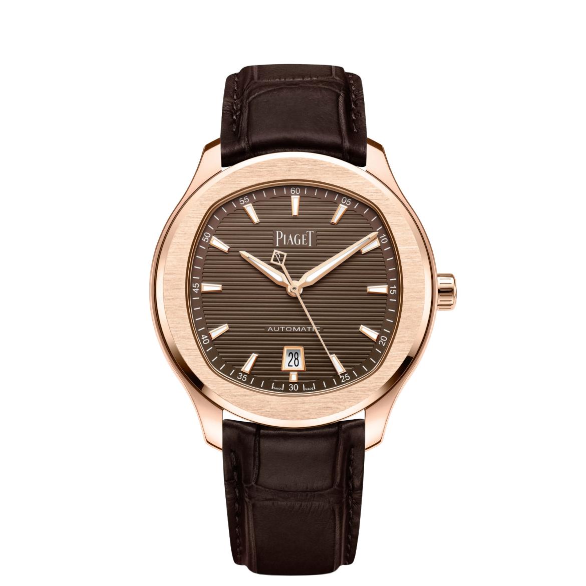 Piaget Polo Date 42 mm Pink Gold Swiss Chocolate ref. G0A48021
