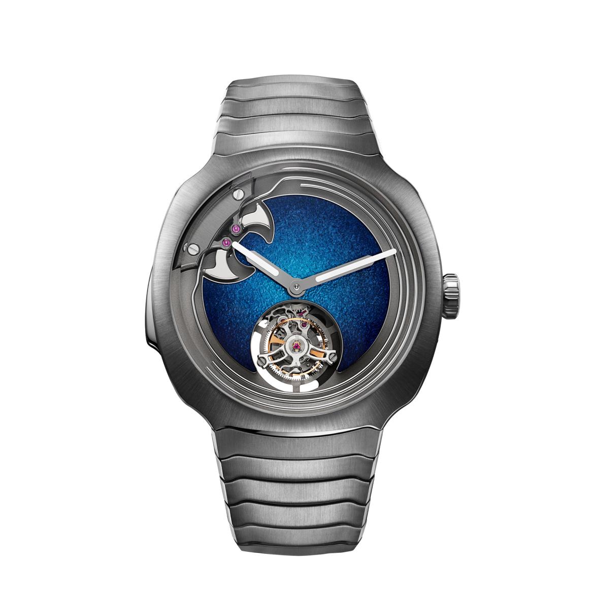 H. Moser & Cie. Streamliner Concept Minute Repeater Tourbillon Blue Enamel ref. 6905-1200