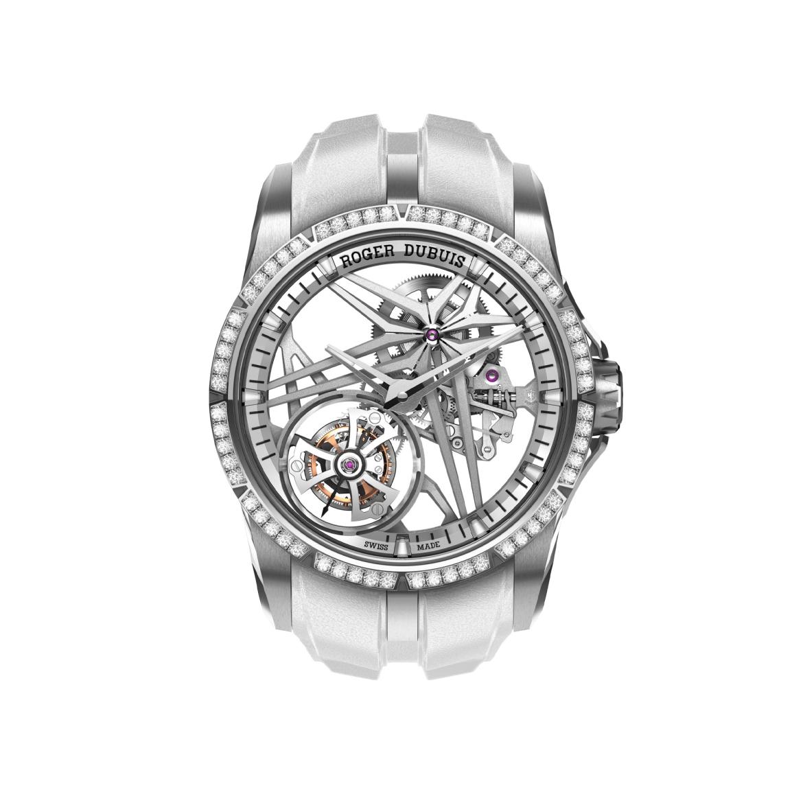 Roger Dubuis Excalibur Monotourbillon White Gold ref. DBEX0989