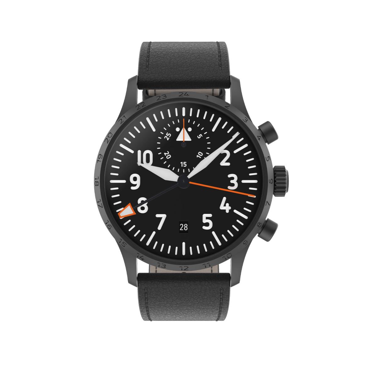 Stowa Flieger Verus GMT Chrono Black Forest Limited