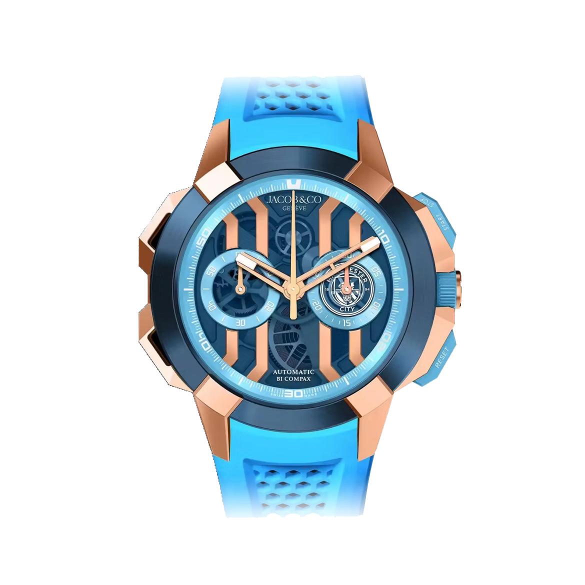 Jacob & Co. Epic X Chrono 44 Edition Manchester City ref. EC430.43