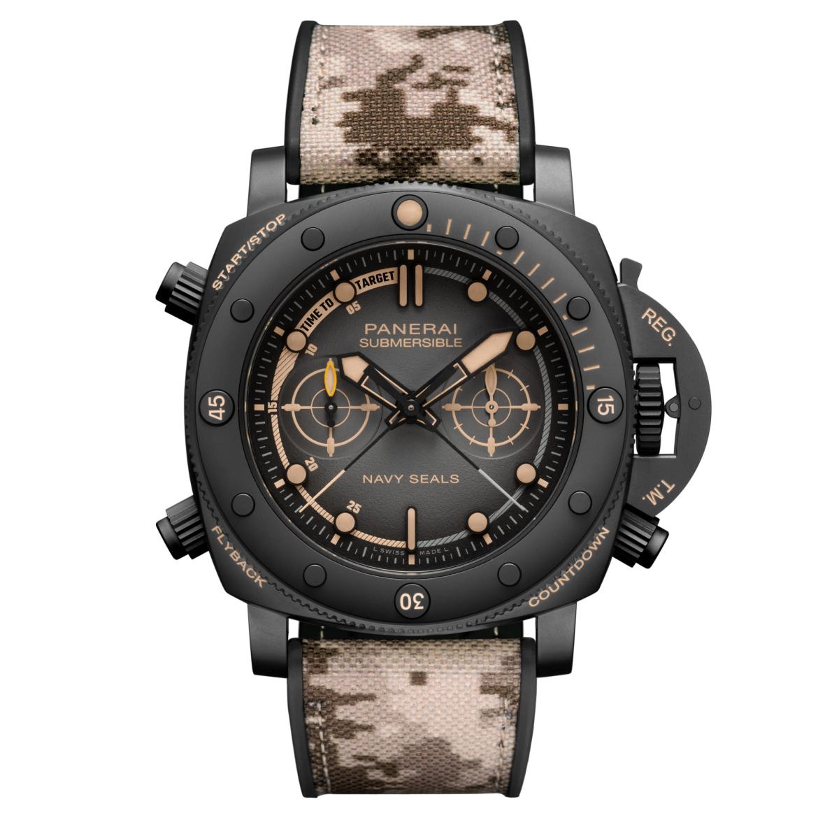 Panerai Submersible Chrono Navy SEALs Titanio ref. PAM01521