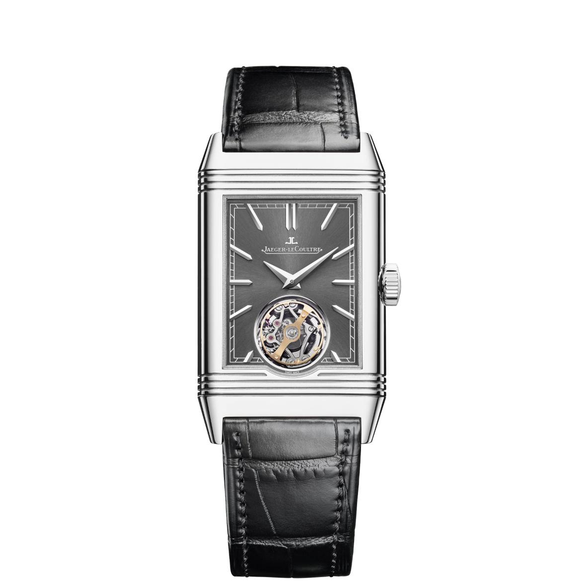 Jaeger LeCoultre Reverso Tribute Duoface Tourbillon Steel