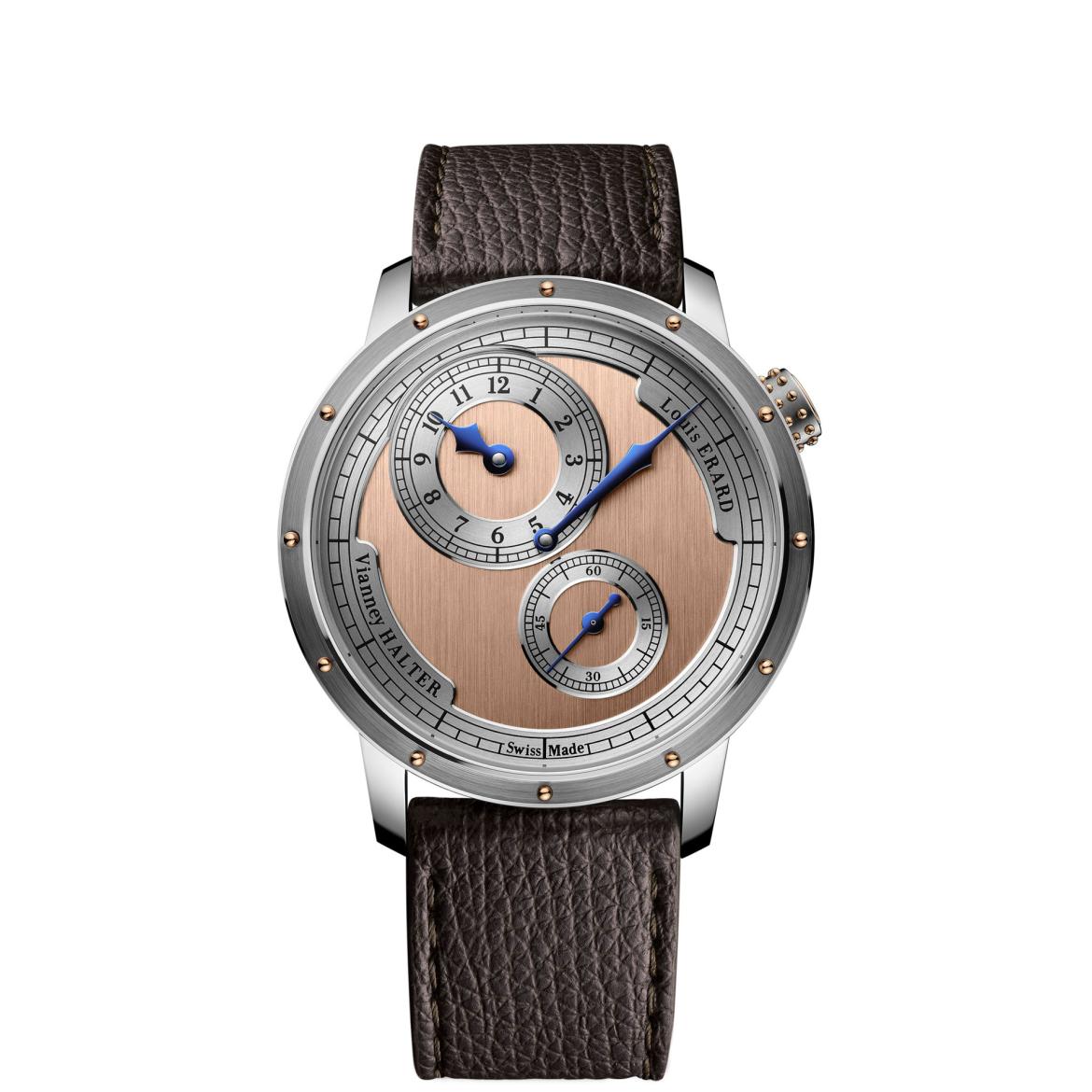 Louis Erard Le Régulateur x Vianney Halter II ref. 85246AA02.BVA172 and 85246AA03.BVA172