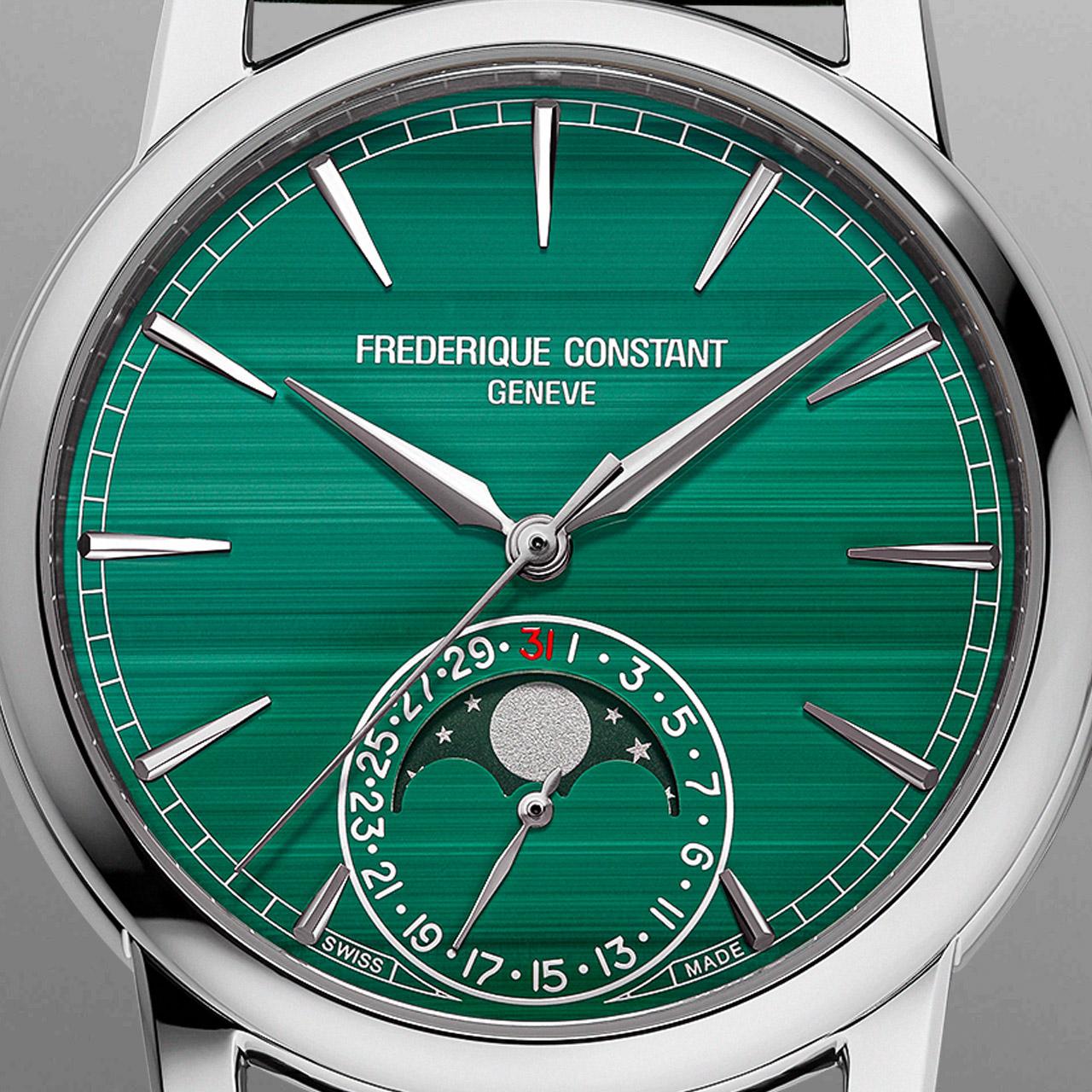 Frederique Constant Classic Moonphase Date Manufacture ref. FC-716MA3H8 dial