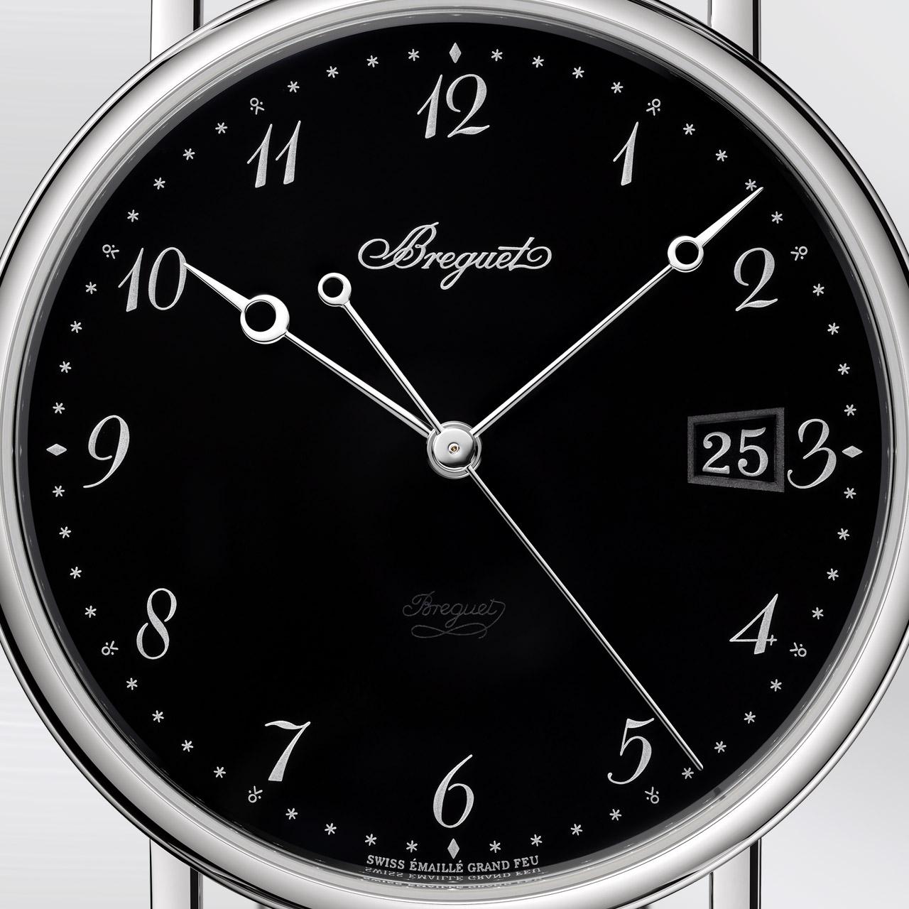 Breguet Classique 5177 Platinum Black ref. 5177PT/2N/9V601 dial