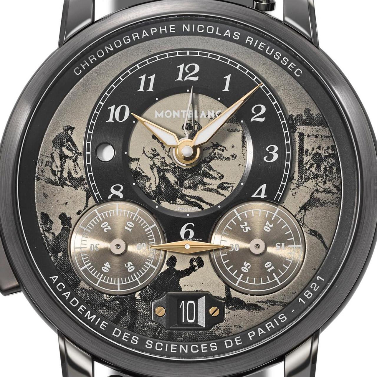 Montblanc Star Legacy Nicolas Rieussec Chronograph 43mm Special Edition ELA ref. MB134028 dial