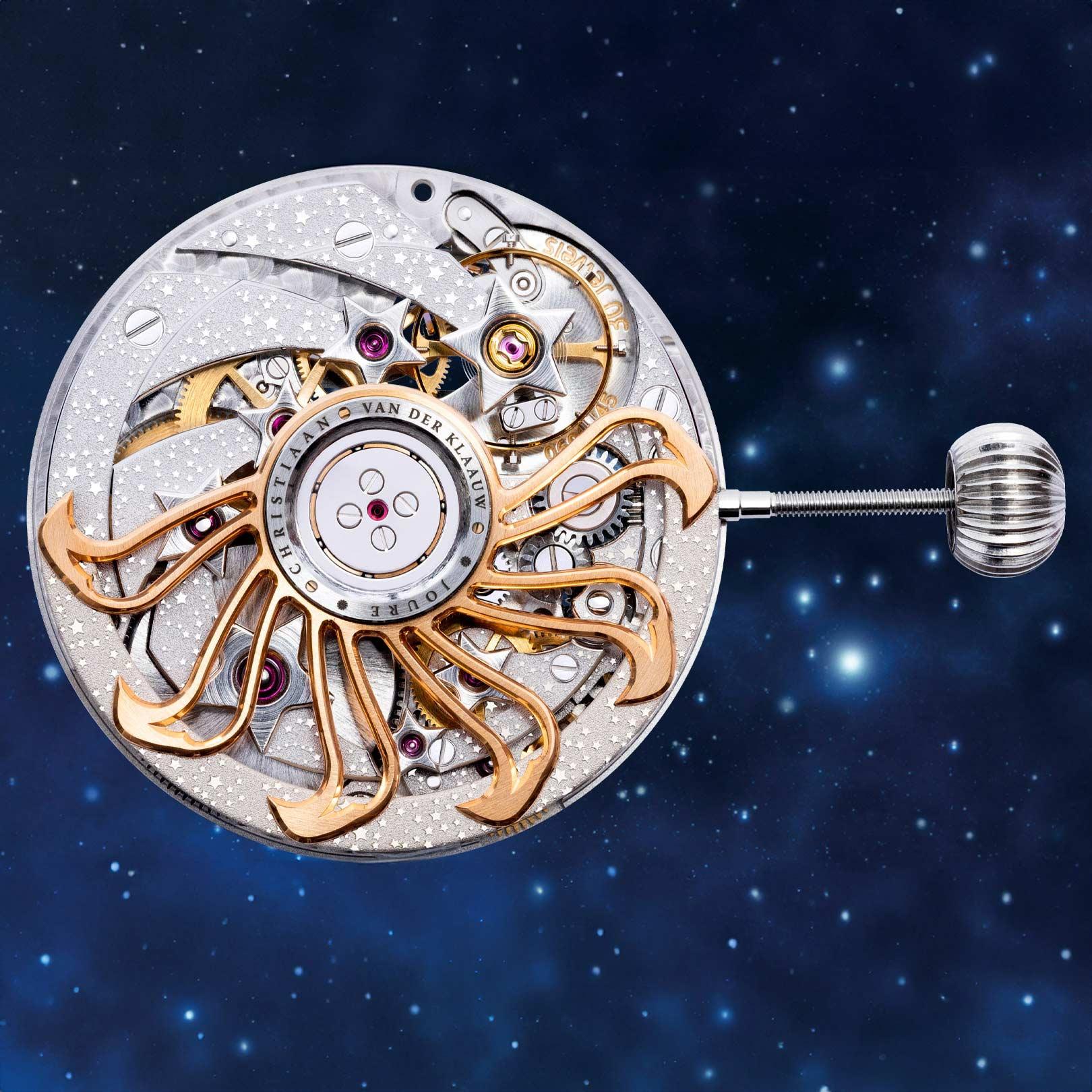 Christiaan van der Klaauw Grand Planetarium Eccentric Manufacture caliber CKM-01 side