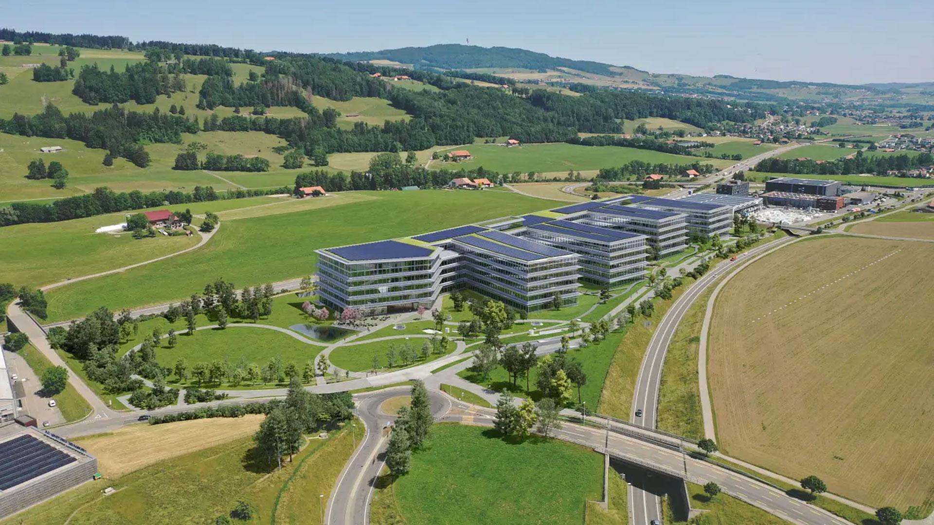 Rolex production facility in Bulle