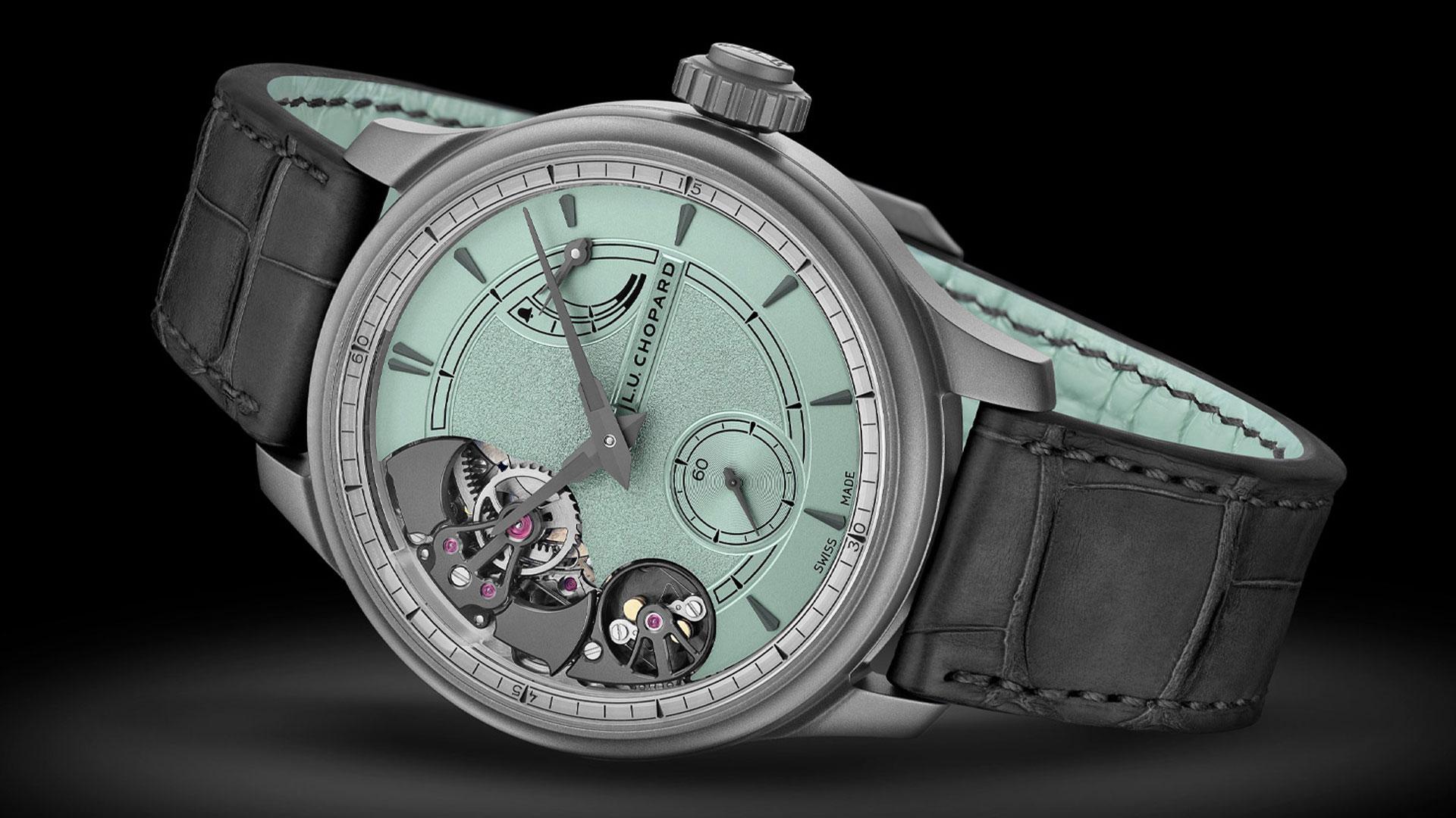 Chopard L.U.C Full Strike Titanium Verdigris ref. 168604-3002 side