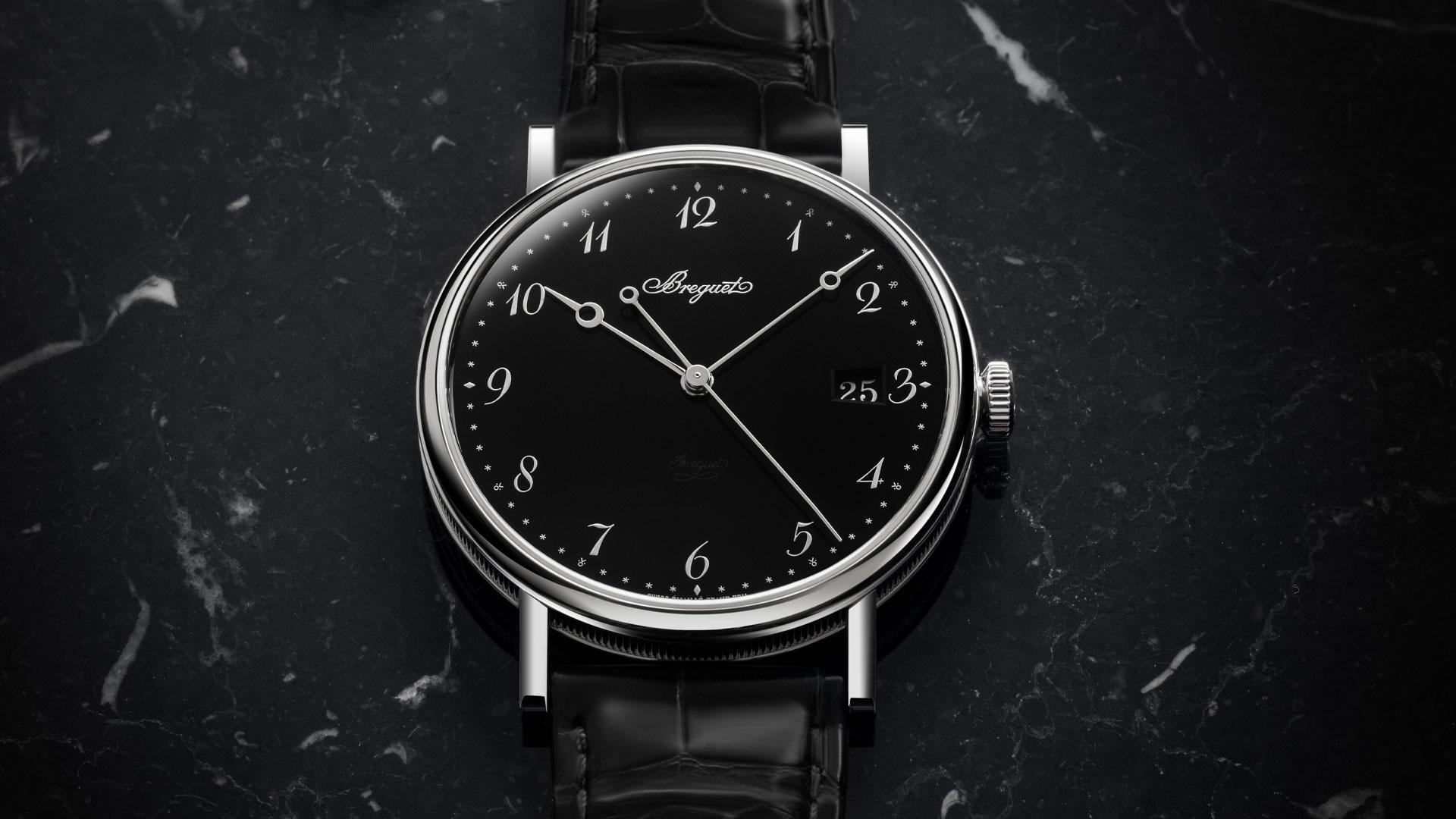 Breguet Classique 5177 Platinum Black ref. 5177PT/2N/9V601 top