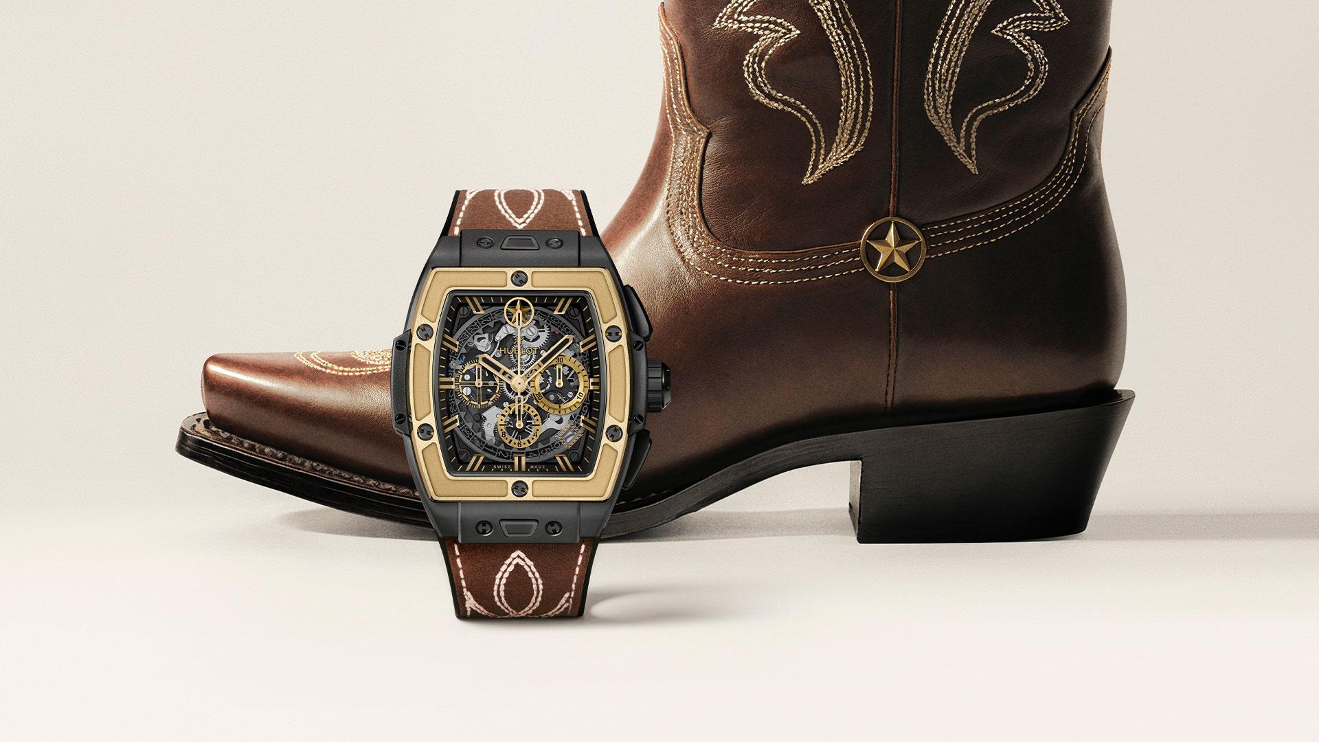 Hublot Spirit of Big Bang Texas ref. 642.CV.0130.VR.HBT24 cowboy boot