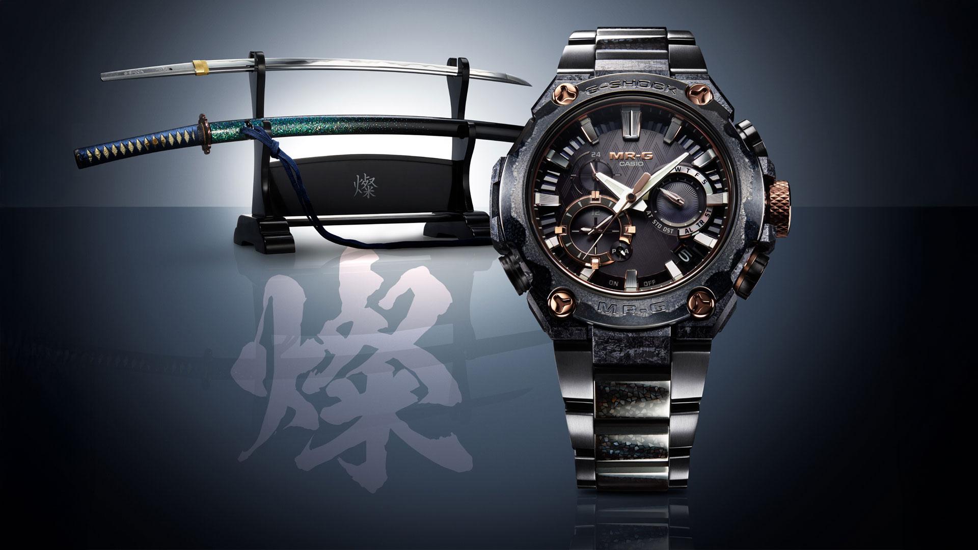 Casio G-Shock MRG-B2000JS Jyuroku-Maru: San ref. MRG-B2000JS-1A swords