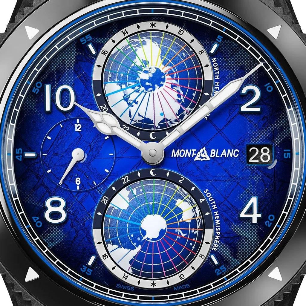 Montblanc 1858 Geosphere 0 Oxygen Carbo2 Only Watch 2023