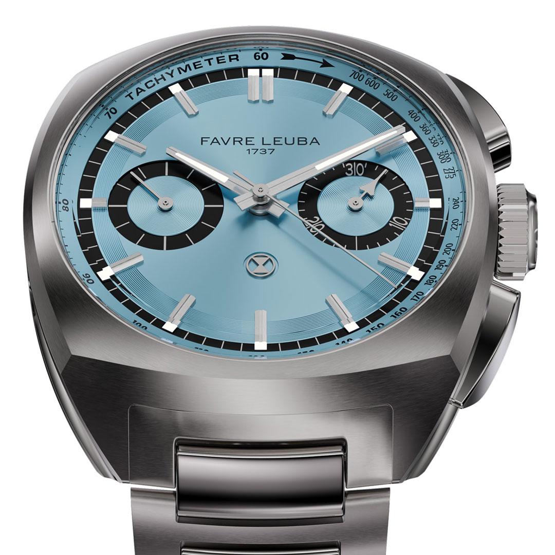Montre Vintage Favre Leuba Chronographe ETA 251-272 - Neuf Old Stock, Années 1990