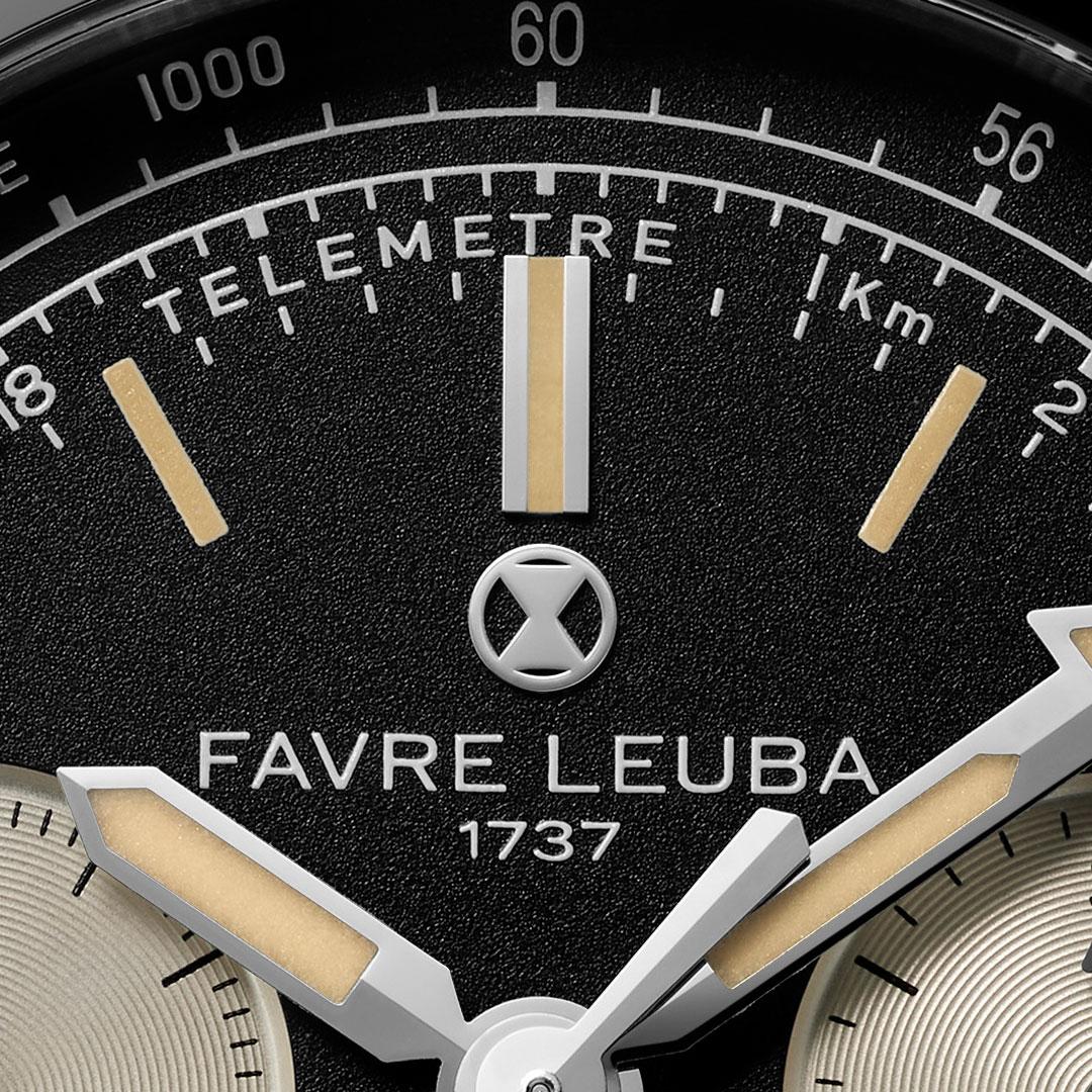 Montre Vintage Favre Leuba Chronographe ETA 251-272 - Neuf Old Stock, Années 1990