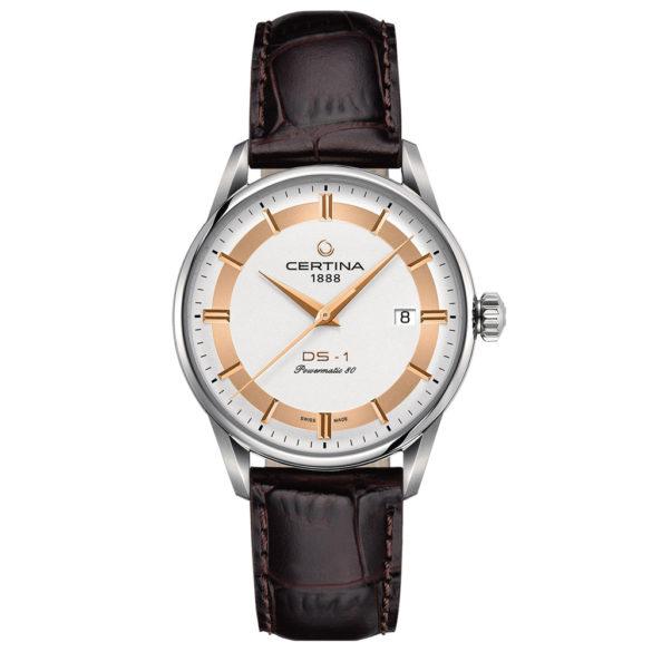 Certina DS-1 Powermatic 80 Himalaya Special Edition rose gold leather