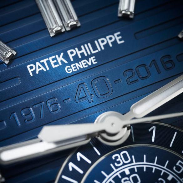 Patek Philippe Nautilus Chronograph Ref. 5976/1G 40th Anniversary detail 3