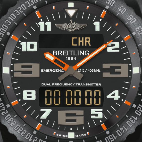 Breitling Professional Emergency Night Mission 2016 orange detail