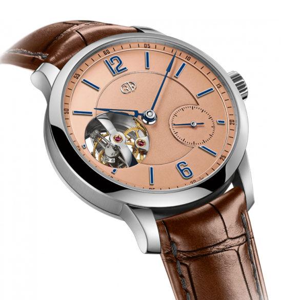 Greubel Forsey Tourbillon 24 Seconds Vision Platinum with salmon dial side