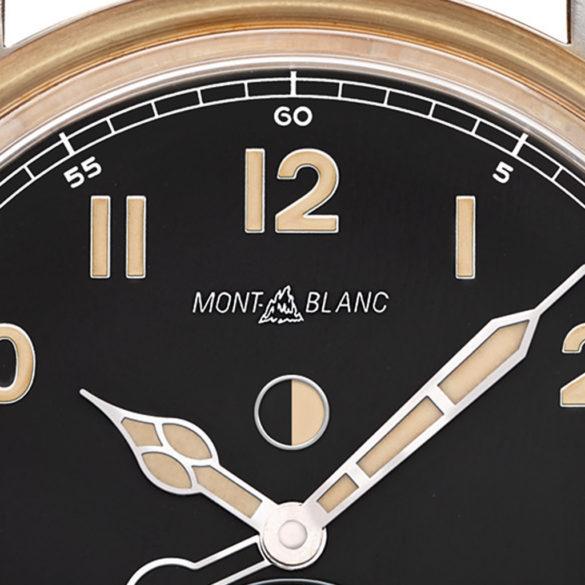 Montblanc 1858 Automatic Dual Time Bronze dial 1