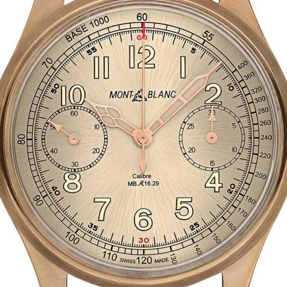 Montblanc 1858 Chronograph Tachymeter Limited Edition Bronze dial