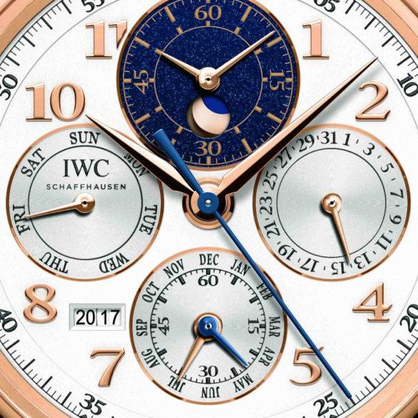 IWC Da Vinci Perpetual Calendar Chronograph red gold dial