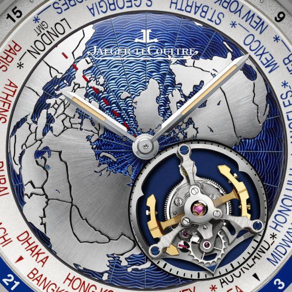 Jaeger-LeCoultre Geophysic Tourbillon Universal Time dial