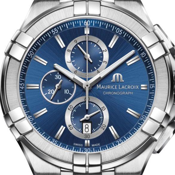Maurice Lacroix Aikon Chronograph 44 mm in blue dial