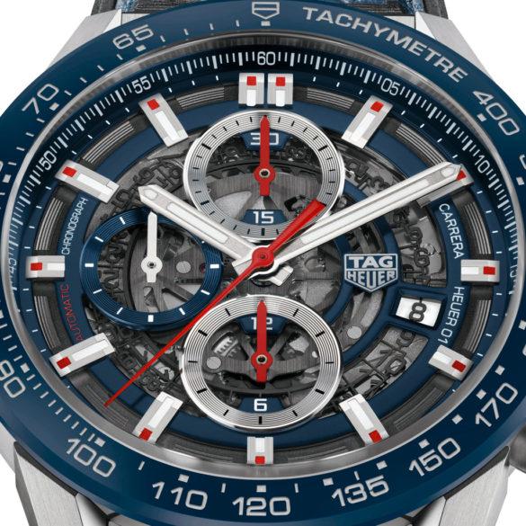 TAG Heuer Carrera Calibre Heuer 01 Automatic Chronograph 100M 43mm blue dial