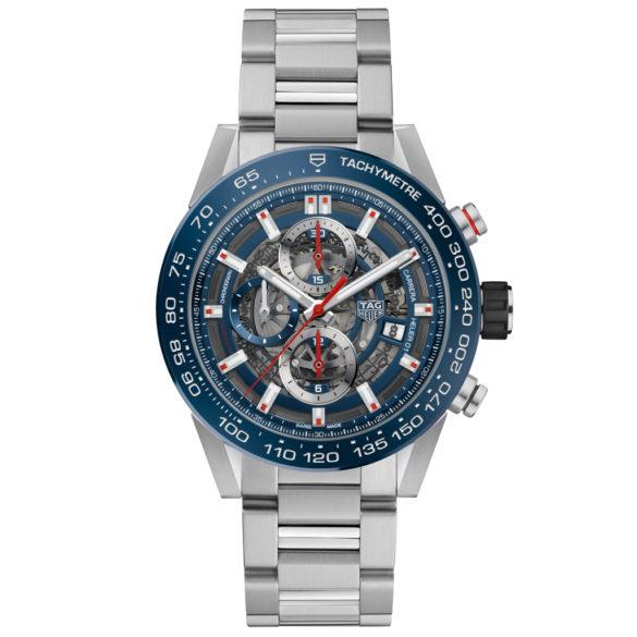 TAG Heuer Carrera Calibre Heuer 01 Automatic Chronograph 100M 43mm blue steel