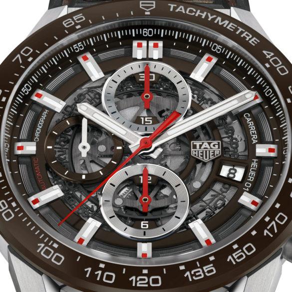 TAG Heuer Carrera Calibre Heuer 01 Automatic Chronograph 100M 43mm brown dial