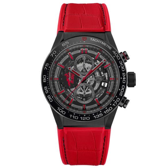 TAG Heuer Carrera Heuer 01 Manchester United Special Edition red
