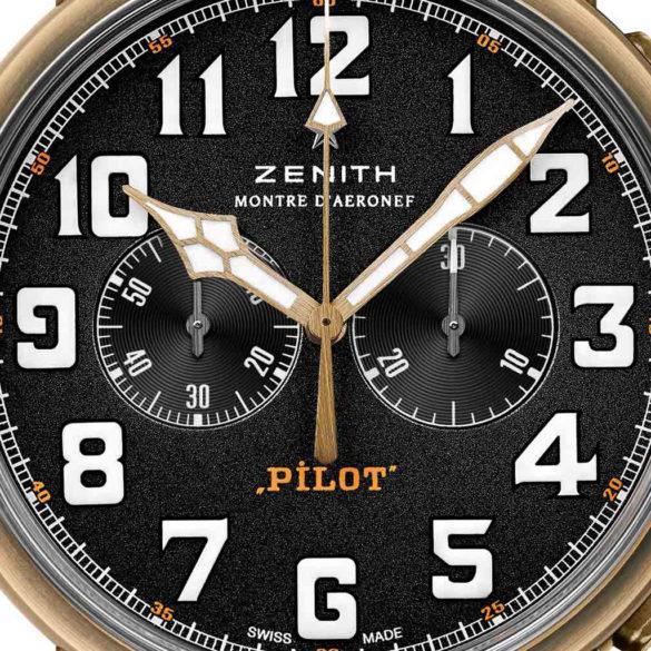 Zenith Heritage Pilot Extra Special Chronograph dial