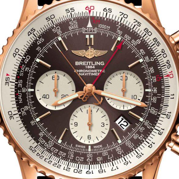 Breitling Navitimer Rattrapante gold dial
