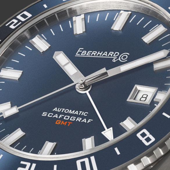 Eberhard & Co. Scafograf GMT blue dial