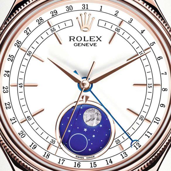 Rolex Cellini Moonphase Everose dial