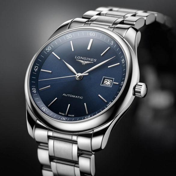 Longines Master Collection Sunray Blue side