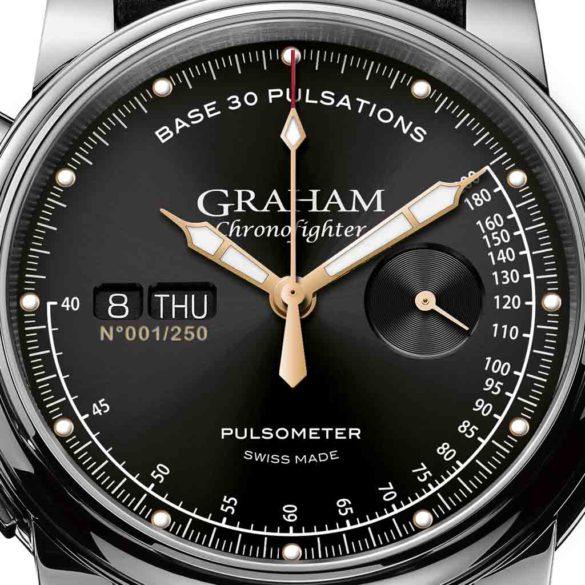 Graham Chronofighter Vintage Pulsometer Ltd black dial