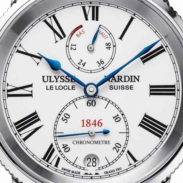 Ulysse Nardin Marine Chronometer 1846 1183-900/EO dial